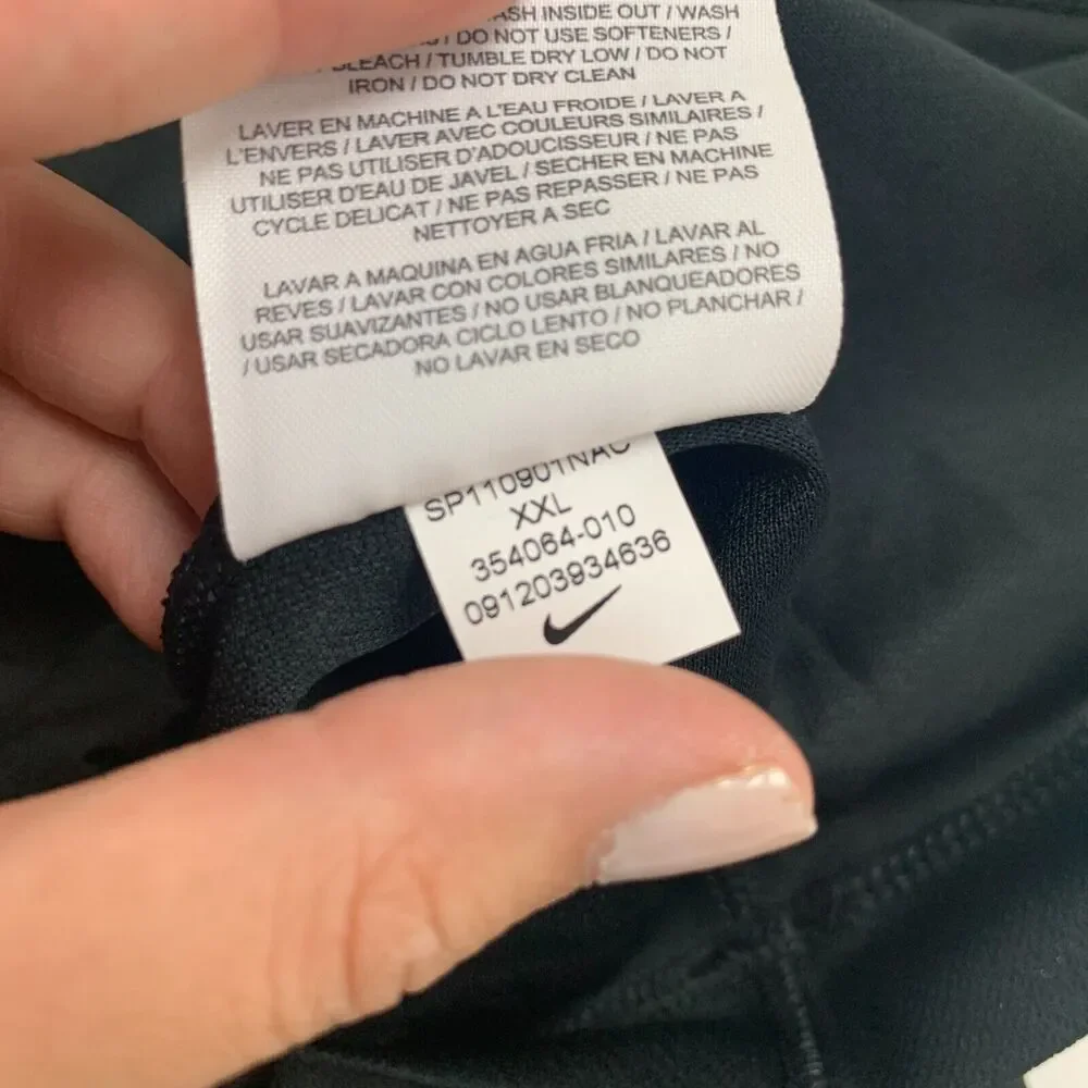 Nike Arizona Christian University Polo Shirt Womens XXL Black Performance Golf